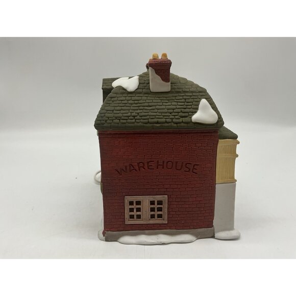 Dept. 56 Dickens' Village Series Fezziwig's Warehouse Christmas Decor Village - Picture 7 of 10